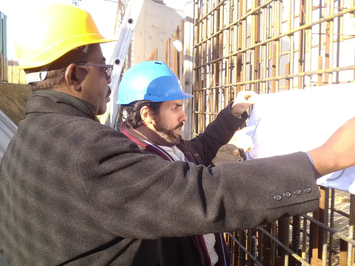Visite technique de CONTEC sur un chantier à Dinant en Belgique