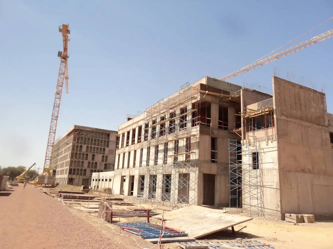 Grand Hôtel de N’Djamena en phase de construction
