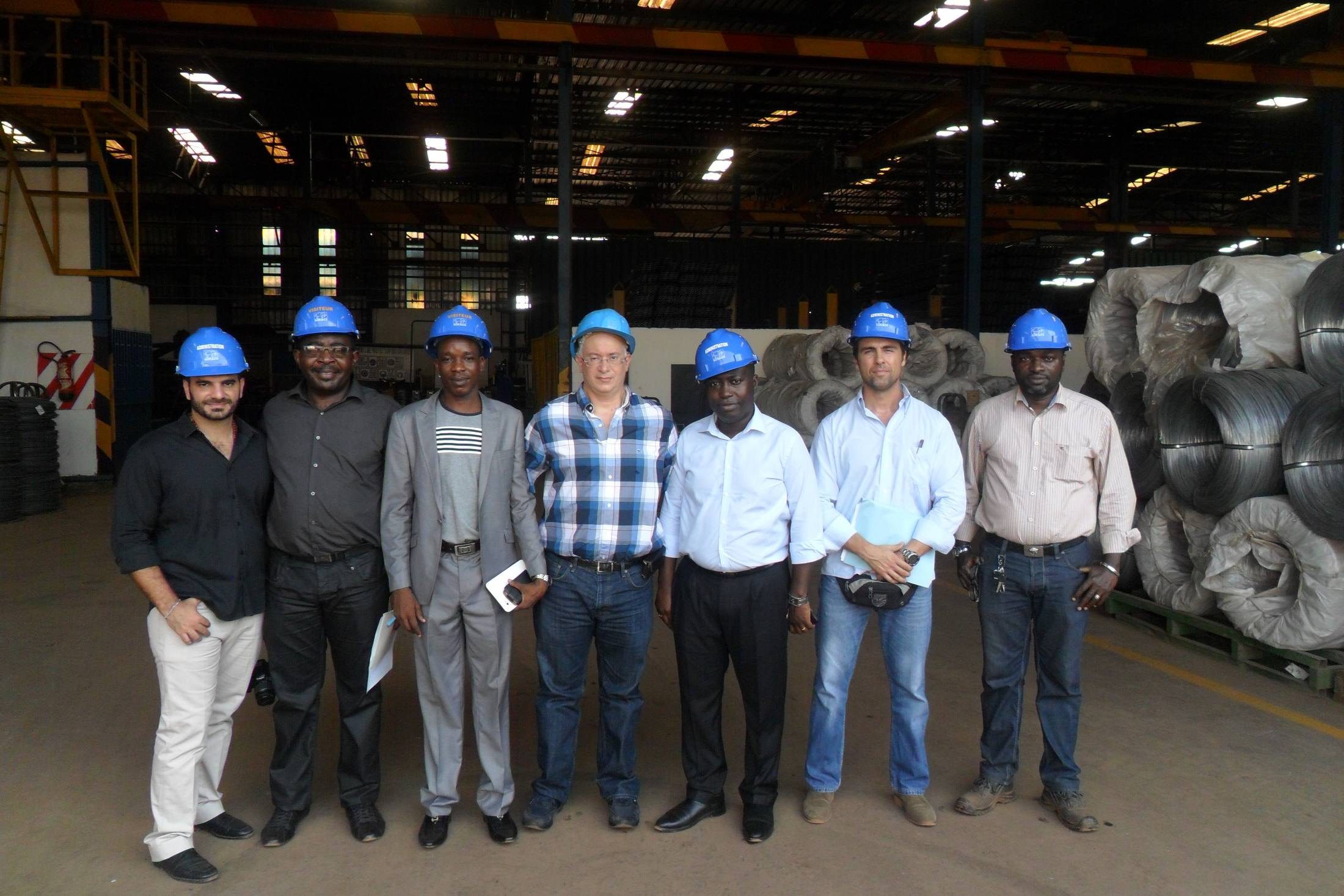 Le DG de CONTEC en visite technique aux acieries de Côte d'Ivoire - Abidjan.jpg